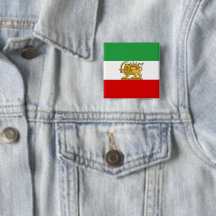 IRAN Leão e Sol Iran Bandeira Pin Badge
