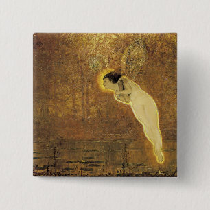 Bóton Quadrado 5.08cm Iris, Espírito do Arco-Íris