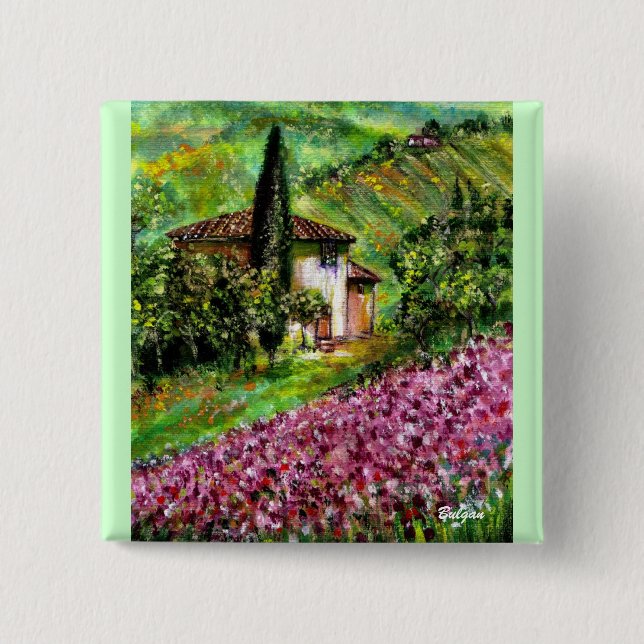 BÓTON QUADRADO 5.08CM IRISES NA TÚSCULA (Frente)