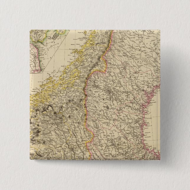 Bóton Quadrado 5.08cm Irlanda 8 (Frente)