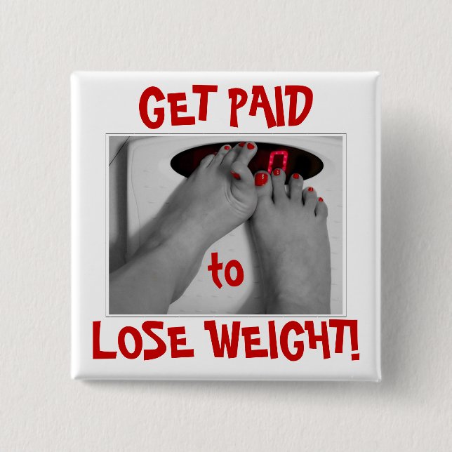 Bóton Quadrado 5.08cm IsaButton II (Frente)