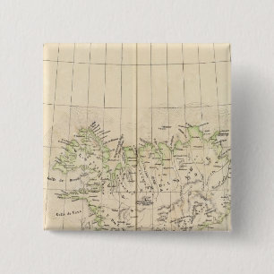 Bóton Quadrado 5.08cm Islândia, Europa