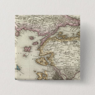 Bóton Quadrado 5.08cm Istambul, Turquia