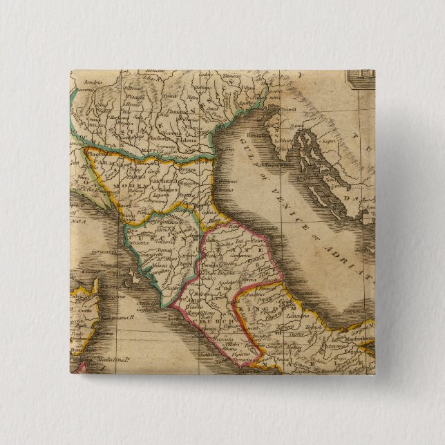 Bóton Quadrado 5.08cm Itália 20 (Frente)