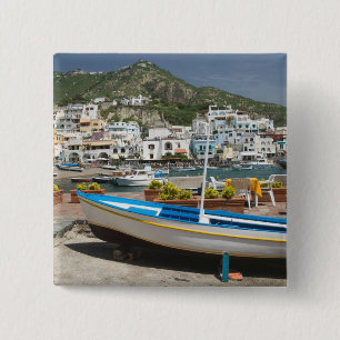 Bóton Quadrado 5.08cm ITÁLIA, Campânia, (Baía de Nápoles), ISCHIA,