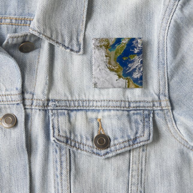 Bóton Quadrado 5.08cm Itália E O Mar Adriático. (In Situ)