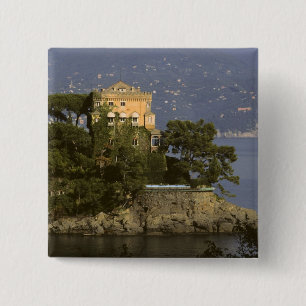 Bóton Quadrado 5.08cm Itália, Portofino. Vida cênica na