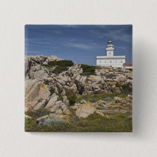Bóton Quadrado 5.08cm Itália, Sardenha, Santa Teresa Gallura. Capo