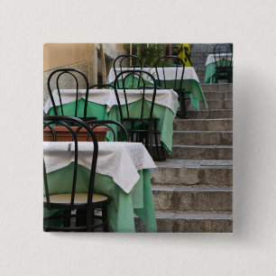 Bóton Quadrado 5.08cm ITÁLIA, Sicília, TAORMINA: Corso Umberto 1, Café