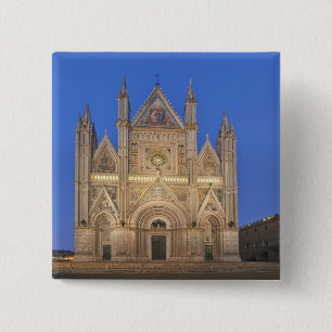 Bóton Quadrado 5.08cm Itália, Úmbria, Orvieto, Catedral de Orvieto