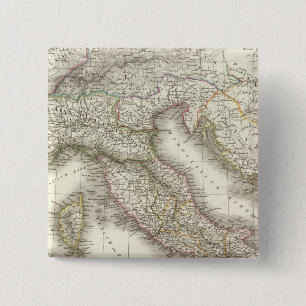 Bóton Quadrado 5.08cm Italiano antigo - Itália antiga