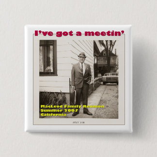 Bóton Quadrado 5.08cm I've obteve um botão de Meetin