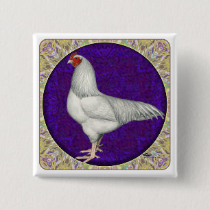 Bóton Quadrado 5.08cm Ixworth Rooster