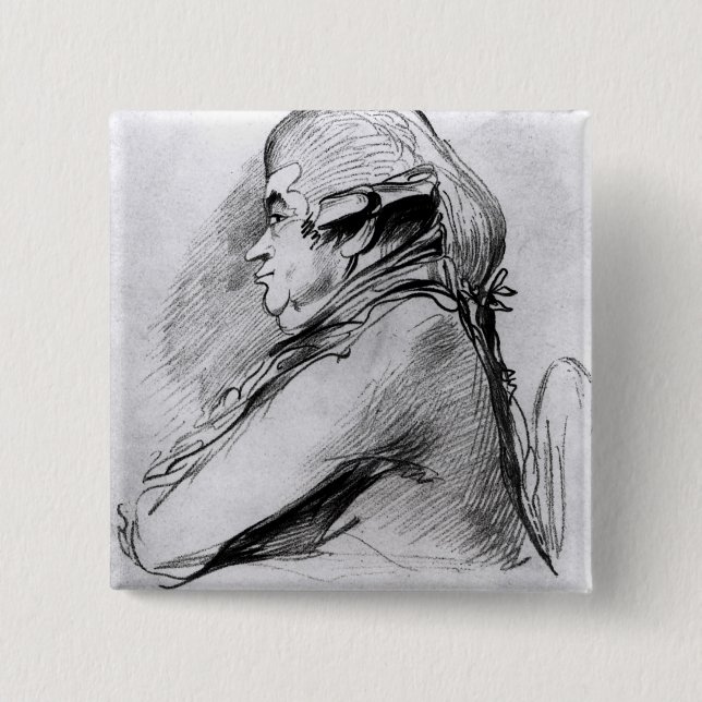 Bóton Quadrado 5.08cm James Boswell, c.1790-95 (Frente)