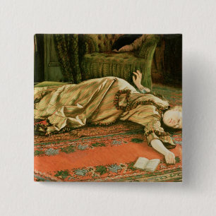 Bóton Quadrado 5.08cm James Jacques Joseph Tissot abandonado