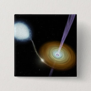 Bóton Quadrado 5.08cm Jatos do tiro material para fora