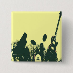 Bóton Quadrado 5.08cm Jazz para cima/Banda
