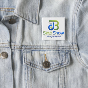 Bóton Quadrado 5.08cm "JB Sims Mostrar Botão Quadrado de Unidade - Pi Co