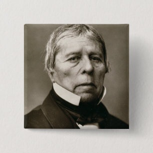 Bóton Quadrado 5.08cm Jean Auguste Dominique Ingres (1780-1867), 'de G