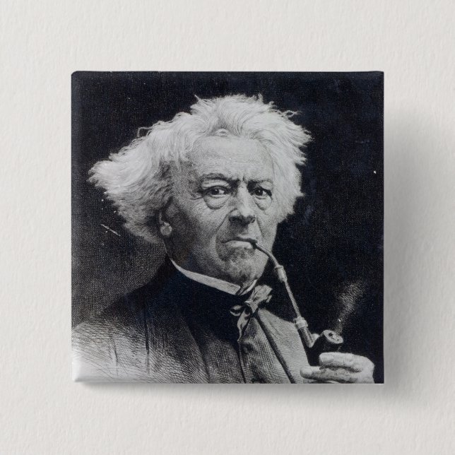 Bóton Quadrado 5.08cm Jean-Baptiste Camilo Corot (Frente)