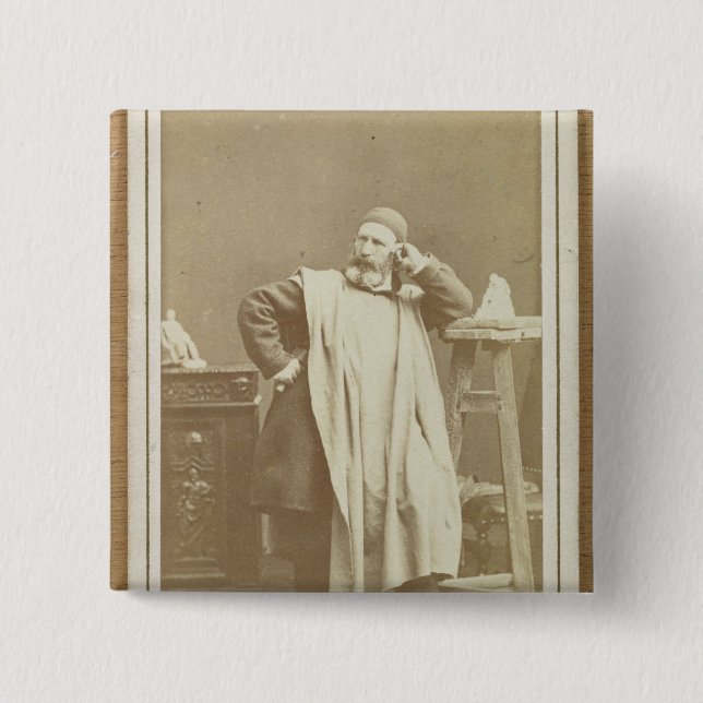 Bóton Quadrado 5.08cm Jean-Baptiste Carpeaux (Frente)