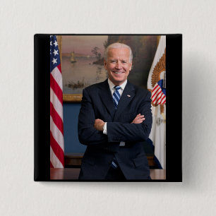 Bóton Quadrado 5.08cm Joe Biden