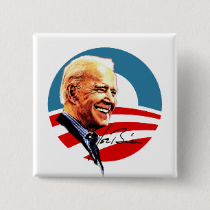 Bóton Quadrado 5.08cm Joe Biden 2020