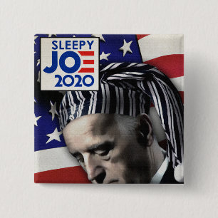 Bóton Quadrado 5.08cm Joe Biden 2020