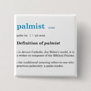 Bóton Quadrado 5.08cm Joe Biden Palmist
