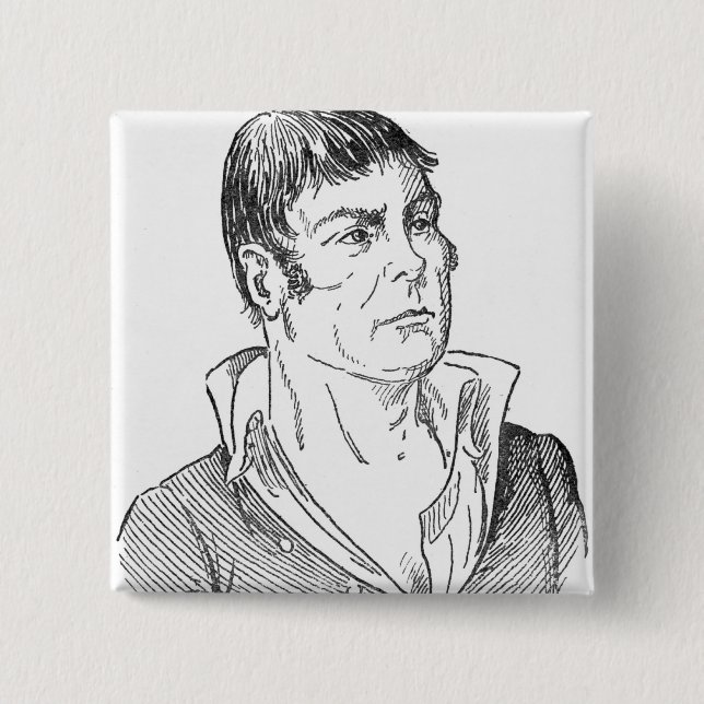 Bóton Quadrado 5.08cm Jogo de Andrew (Frente)