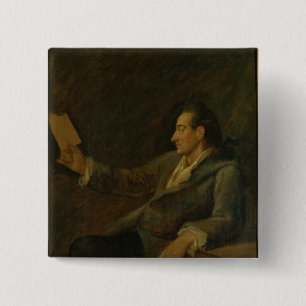 Bóton Quadrado 5.08cm Johann Wolfgang von Goethe, 1775
