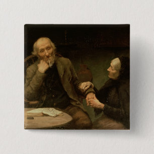 Bóton Quadrado 5.08cm John Anderson, meu Jo, 1894 (óleo em canvas)