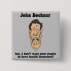 Bóton Quadrado 5.08cm John Boehner