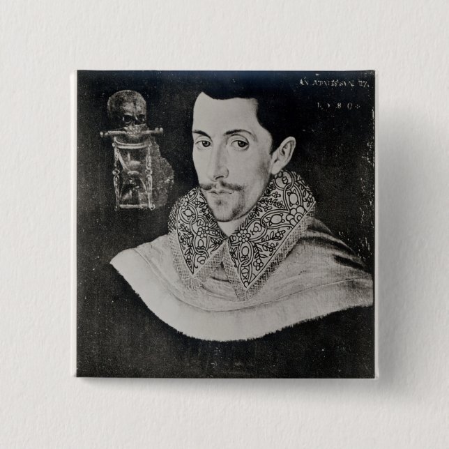 Bóton Quadrado 5.08cm John Bull (Frente)