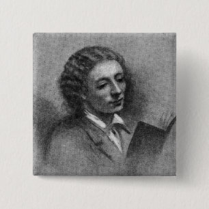 Bóton Quadrado 5.08cm John Keats
