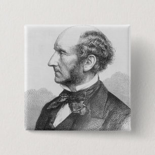 Bóton Quadrado 5.08cm John Stuart Mill