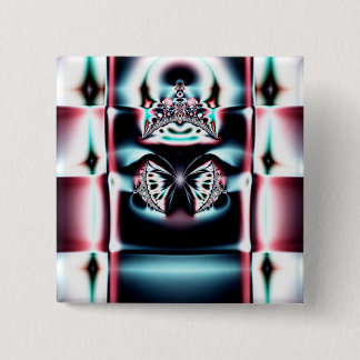 Bóton Quadrado 5.08cm Jóia de coroa