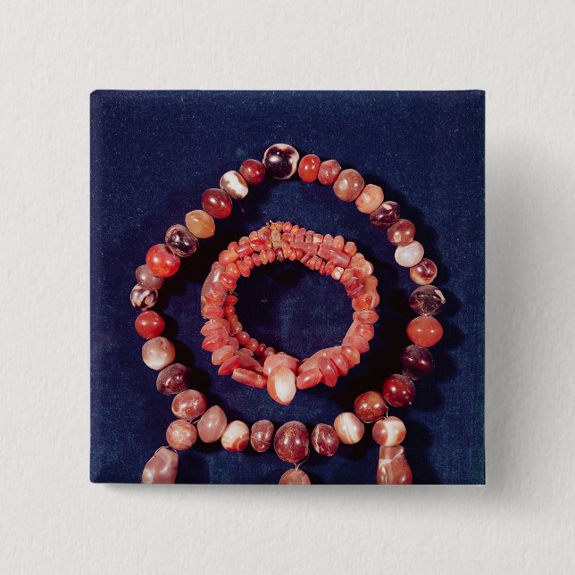 Bóton Quadrado 5.08cm Jóia de Khorsabad, Iraque (Frente)