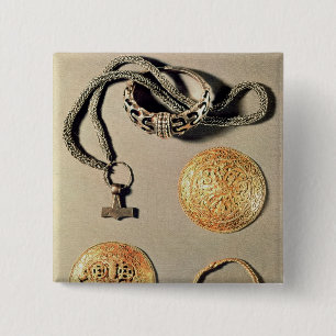 Bóton Quadrado 5.08cm Jóia TtoB LtoR de Viking