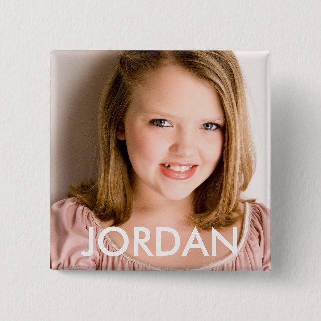 Bóton Quadrado 5.08cm Jordão (Frente)