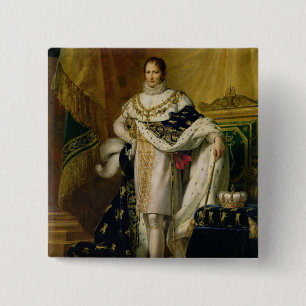 Bóton Quadrado 5.08cm Joseph Bonaparte depois de 1808
