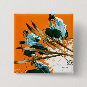 Bóton Quadrado 5.08cm Jumpers de Esqui por Ski Weld