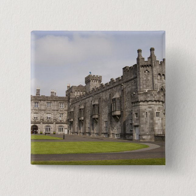 Bóton Quadrado 5.08cm Kilkenny Castle, County Kilkenny, Irlanda. (Frente)
