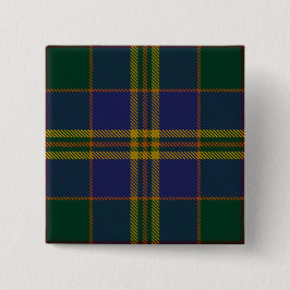 Bóton Quadrado 5.08cm Kilkenny County Irish Tartan