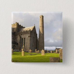 Bóton Quadrado 5.08cm Kilkenny, Irlanda. Killkenny é também conhecida co