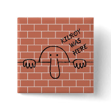 Kilroy estava aqui botão