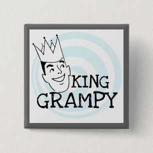 Bóton Quadrado 5.08cm King Grampy Camisetas e presentes