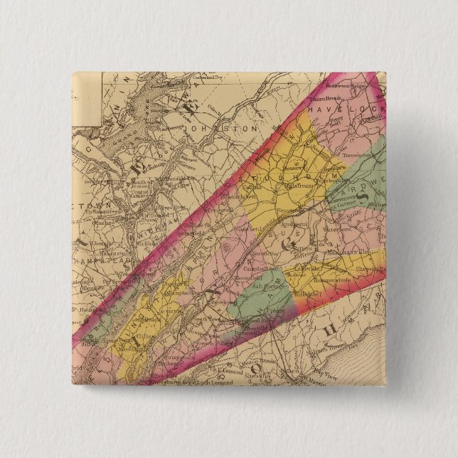 Bóton Quadrado 5.08cm Kings Co, NB (Frente)