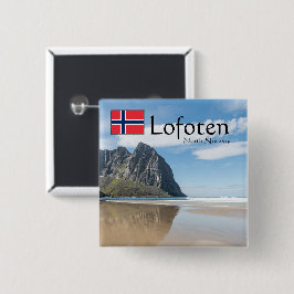 Bóton Quadrado 5.08cm Kvalvika Lofoten Noruega