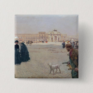 Bóton Quadrado 5.08cm La Lugar du Carrossel, Paris
